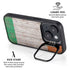Ireland Flag Dark Wood iPhone 15 Plus Kickstand Case